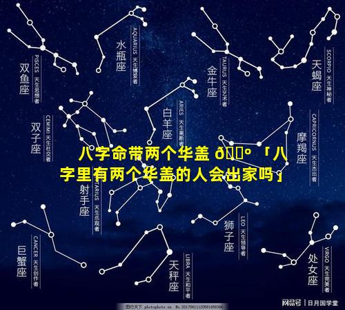 八字命带两个华盖 🌺 「八字里有两个华盖的人会出家吗」